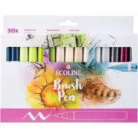 Ecoline Brushpen Set - Ecoline 30 Farben für kreatives Zeichnen