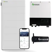 Growatt SPA 6000TL3 BH 6kW Batteriewechselrichter mit 15,3 kWh Solarspeicher-Set