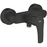 GROHE Einhand-Brausebatterie Eurosmart Wandmontage matt black