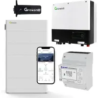 Growatt SPH6000TL3-BH-UP 6kW Hybrid Wechselrichter mit 12.8kWh Solarspeicher-Set