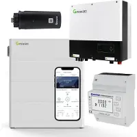 Growatt SPH4000TL3-BH-UP 4kW Hybrid Wechselrichter mit 7.6kWh Solarspeicher-Set