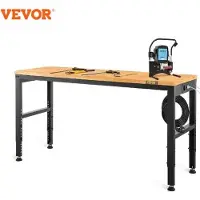OEM Arbeitsbank Eichenholzplatte 97x121x61cm höhenverstellbar