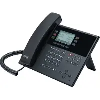Auerswald COMfortel D-210, IP-Telefon, Schwarz, Kabelloses Mobilteil, Kunststoff, 3 Zeilen, 2000 Eintragungen