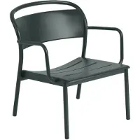Muuto - Linear Steel Armchair, dunkelgrün RAL 6012