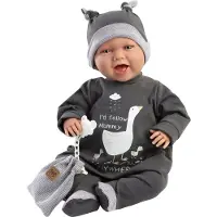 Rappa Lachende Mimo Babypuppe 42cm