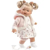 Llorens Weinende Puppe Roberta Rosa mit Ton 33 cm