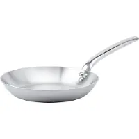 De Buyer Bratpfanne Edelstahl Alchimy 3-Schichten-Design Ø 28 cm - Induktionsgeeignet Professionelle Brushed Finish