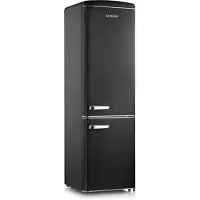 Severin Retro Kühl-/Gefrierkombination RKG 8918 aus Kunststoff, mattschwarz Kühlschrank Kühlschrank Retro Kühlschrank Mit Gefrierfach Kühl-/gefrierkombination