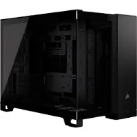 Corsair 2500X, Midi Tower, PC, Schwarz, micro ATX, Mini-ITX, Kunststoff, Stahl, Gehärtetes Glas, 18 cm