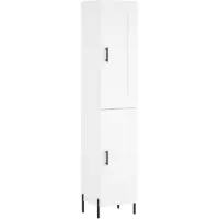 vidaXL Highboard Weiß 34,5x34x180 cm Holzwerkstoff
