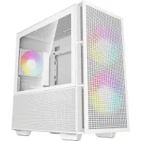 DeepCool CH360, PC, Weiß, micro ATX, Mini-ITX, ABS, SPCC, Multi, Taschenlüfter