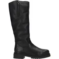 Rieker Damen Stiefel aus Leder mit Vario Schaft Plateau und Warmfutter Y3154, Größe:41 EU, Farbe:Schwarz