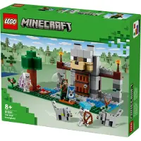 LEGO Minecraft Die Wolfsfestung, Action-Spielset mit Skeletten und Festung zum Erkunden, Geschenk für Gamer, Jungen und Mädchen ab 8 Jahren, Bauspielzeug für Actionabenteuer 21261