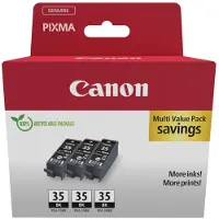 Canon PGI-35 BK Triple Pack, Schwarz, 3 Stück(e), Multipack