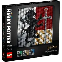 LEGO 31201 Art Harry Potter Hogwarts Wappen Set, DIY Puzzle für Erwachsene