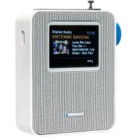 Blaupunkt Steckdosenradio mit Bluetooth und DAB+, Weiß, Farbdisplay