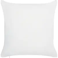 Beliani 2er-Set Gartenkissen Grünes Polyester-Blatt-Streifenmuster 45 x 45 cm Moderne Außendekoration Wasserbeständig