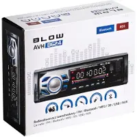 BLOW AVH-8624, Auto, FM, 87,5 - 108 MHz, 45 W, LCD, Schwarz