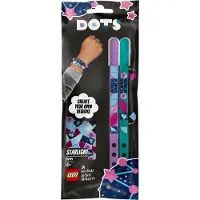 LEGO 41934 DOTS Sternen Freundschaftsarmbänder, 2 x Kinderarmband, Kinderschmuck, Basteln für Kinder