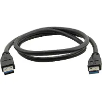 Kramer Electronics USB-A (M) to USB-A (M) 3.0, 1.8m, 1,8 m, USB A, USB A, USB 2.0, Männlich/Männlich, Schwarz