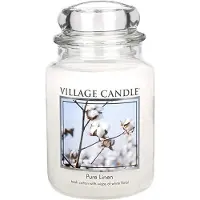Village Candle Pure Linen 626g (Glas)