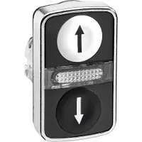 Schneider Electric Leucht-Doppeldrucktaster ZB4BW7A1724