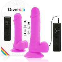 Diversia - Vibro Dildo mit Saugnapf und Fernbedienung 1 St Vibrator