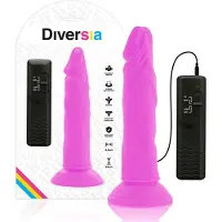 Diversia - Vibro Dildo mit Saugnapf und Fernbedienung 1 St Vibrator