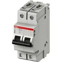 ABB S402M-UCC20 Sicherungsautomat C, 20 A, 250 V DC, 2P, 10 kA, steckbar 2CCS572001R1204