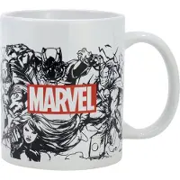 Stor Young Adult - Marvel - Mug Céramique en Boîte Cadeau - Marvel Patern - 325 ML