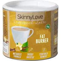 SkinnyLove Caramel Latte - Doppelt Fettverbrenner Energie-Booster 230 g Kaffee