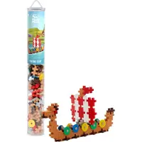 Plus plus PLUS-PLUS 100 Kreativ Bausteine Wikingerschiff