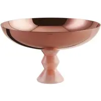Sambonet Servierschale Madame Mirror PVD Rosa 26 cm