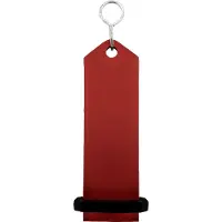 Combicraft Bumerang Hotelschlüsselanhänger Rot, 100x30 mm - 5 Stück