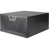 Silverstone RM51, Rack, Server, Schwarz, ATX, micro ATX, Mini-ITX, Stahl, 5U