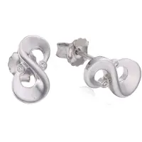 Orphelia Ohrstecker für Damen, 925 Sterlingsilber, Silber ZO-5679