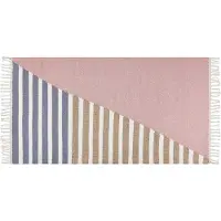 Beliani Wollteppich mehrfarbig 80 x 150 cm ENGIZ
