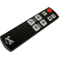 Seki Easy Plus, TV, IR Wireless, Drucktasten, Schwarz