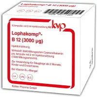 Unilipon Lophakomp B12 3.000 µg Injektionslösung 10x2 ml