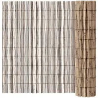 vidaXL Gartenzaun 500x90 cm Schilf