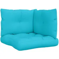 vidaXL Palettenkissen 3 Stk. Türkis Oxford-Gewebe