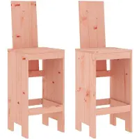 vidaXL Barhocker 2 Stk. 40x42x120 cm Massivholz Douglasie