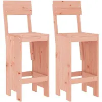 vidaXL Barhocker 2 Stk. 40x48,5x115,5 cm Massivholz Douglasie