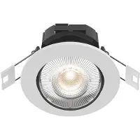 Calex Downlight weiß, CCT, 345 lm, verstellbar