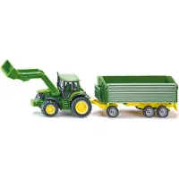 Siku Traktor m. Anhänger - 1:87 - John Deere Mit Frontlader A - - One Size - Autos
