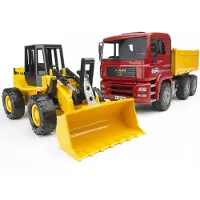BRUDER Arbeitsmannschaft Mit Bagger