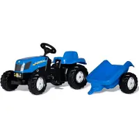 Rolly Toys Kid NH T 7040 Trettraktor mit Anhänger, Maße: 134x47x52 cm; 01 307 4