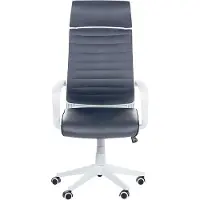 Beliani Bürostuhl Grau kunstleder höhenverstellbar Bürostuhl Elegant klassisches Design