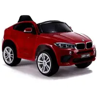 Wisam Electric car for children BMW X6, red lacquered