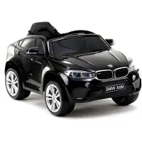 Wisam Electric car for children BMW X6, black lacquered